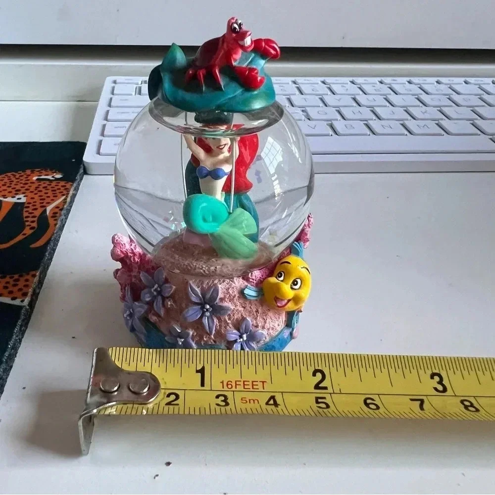 Disney Little Mermaid Ariel Swing Snowglobe Water Globe Glass Dome Figurine